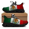 Casual skor mode mexico nationella emblem mönster damer våren höst sport varumärke design icke-halk andas sneakers