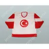 GDSIR Custom Turkey National Team Hockey Jersey New Top ED S-M-L-XL-XXL-3XL-4XL-5XL-6XL