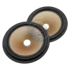 Tillbehör 2st 8 "tum högtalare gummi kant drup pp cone bassäng vibrerande membran woofer reparation ersättning od195mm/7.68" id30mm/1.18 "