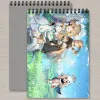 Notebooks Anime Art Supplies Genshin Impact Sketchbooks keqing zhongli sketch livros