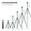 Monopods Andoer Camera Tripod Travel Stativ 360 Grad Ball Head Fernbedienungstativ für DSLR -Kameras -Smartphones für Canon Nikon