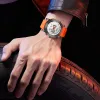 Zegarki Sinobi sport Mens kwarc cyfrowy zegarek na nadgarstek męski zegarek na data wodoodporna chronografka runda człowieka zegary Montres Femmes