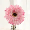 Flores decorativas 5/10pc Artificial Silk Gerbera Decoração Cabeças de Flor Daisy para Holding Holding Simulação Jardim