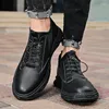 Casual Shoes Men's Spring And Autumn Fashion Tooling British Style Simple Joker Leather