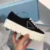 Grundläggande designer skor sneakers gabardine nylon casual skor varumärke hjultränare lyx canvas kvinnor snäckar modeplattform fasta höjda sko utomhusskor