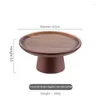 Plates Manual Delicate Colors Large Size Sturdy Polished Polishing Acacia Wood Comfortable Cake Pan Smooth And Touch