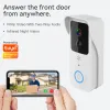 Дверные звонки 5G 2.4G Wi -Fi Video Door Doorbell 1080p Tuya Smart Outdoor Беспроводная межпомоглась водонепроницаемая беспроводная беспроводная камера с источником питания AC/DC