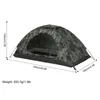 Tomshoo 1/2人Ultralight Camping Tent単層ポータブルハイキングテント屋外ビーチ釣り240327のためのUPF 30 UPF 30
