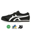 Designer onitsukas tiger mexico 66 Casual Shoes الرجال والنساء ملابس سحابة فضية الأخضر الأصفر والأبيض الأسود أحذية رياضية قماش【code ：1】