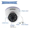 Système SMAR 4CH 1080N 5 IN 1 AHD KIT DVR 4PCS 720P / 1080P Kit de caméra AHD CCTV Système Indoor Dome Security Supernance Set
