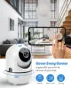 Kameror 1080p trådlös IP -kamera WiFi 360 CCTV -kamera Mini Pet Video Surveillance Camera med WiFi Baby Monitor 2MP Smart Home