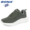 Sapatos casuais Bona 2024 Designers Camurça tênis Trend Men Italian Leisure Footwear Man Mansculize
