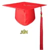 Bérets Classical Graduation Hat Bachelor University Graduate Party PO 2024