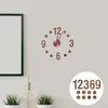 Duvar saatleri saatler Yapım Parçaları Ahşap Sayılar Değiştirme Mekanizması DIY Dijital Sessiz