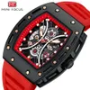 87 Mini focus marchio prepolavo prepotente specchio curvo curvo scavato orologio da uomo sportivo 0420G 64