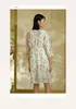 Hemkläder Birdtree Mulberry Silk Elegant Sleeping Robe Women's Flower Printed Fashion Sexig Bekväm pyjamas 2024 Spring P41908QC