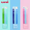 Pencils Japan UNI Pencil HB/2B/B 5050/5051 12pcs/box Painting Sketch Pupils with Hexagonal Rod/triangular Rod Pencils Palette Series