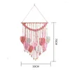 Arazzi Macrame Leaf Wall Hanging Boho Art Home Decor Arazzo 50x70cm