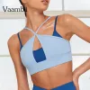 Soutien-gorge sexy crop top femelle ouverte de soutien-gorge avec des soutiens-gorge de livraison gratuite pour femmes Bra femme sport top pour fitness actif soutien-gorge