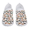 Casual schoenen instantarts cartoon teckel honden print gezellig huisontwerp dames zomer comfortabel ademende flat