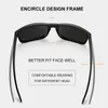 Caponi Driving Sunglasses pour les hommes Polaris Brand Designer Sun Glasses Pochromic Square Tr Cadre Black Mens Shades BS9417 240321