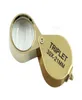 Portable 30X Power 21mm Jewelers Magnifier Gold Eye Loupe Jewelry Store Lowest Magnifying Glass with Exquisite Box8352461