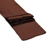 Ładownik stołowy 5pcs czekoladowy brązowy satynowy biegacze 12 "x 108 '' Bankiet przyjęcia domowe el dekoracje dostarczania 30 cm 275 cm
