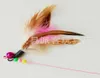 Pet Steel Stice Stick Color Ball Feather Tease Cat Toy01234346050