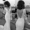 Abiti Bohémien New Liz Martinez Mermaid Abiti da sposa Abiti a maniche lunghe APPLICA APPLICA APPLICA APPLICA