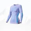 Giacche da corsa autunno e inverno vestiti asciutti rapidi sport women women sudore a compressione termica abito da bastone da base di biancheria intima