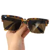 New Lux 132 Square Seedgrown Sunglasses UV400 Men 54-16-140 Exqusite Leopard Elepard Eyeglasses for Goggles Fullset Case