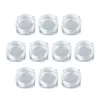 Garrafas de armazenamento 1/10pcs compõem Jar Cosmetic Amostry Recipiente vazio caixa de plástico garrafa pequena 3g