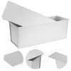 Bowls Toast Box Sandwich Bread Loaf Pan Roasting Pans Ovens Metal Aluminum Alloy Plating Baking Supplies Mold Dish Lid