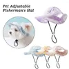 Abbigliamento per cani Cappello da pet Fashion Fisherman Sunhats regolabile per cucciolo di gatto Small Medium Cani di grandi dimensioni Outdoor Accessori R1E2