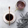 Kawa gałki bea-8 łyżki ze stali nierdzewnej 5 cali mrożona herbata koktajl mieszając przyprawę z krótkim uchwytem