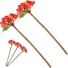 Decorative Flowers 5 Pcs Xmas Tree Artificial Berry Fortune Fruit Fake Branches Stem Christmas Stems