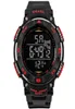 Smael Digital Watches 50m防水スポーツウォッチLEDカジュアルエレクトロニクス腕時計1235ダイブスイミングウォッチLEDクロックデジタル8317535