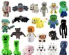 Minecraft styles Pig Plush 38 Tiger Man Zombie Game Skeleton Cat Doll Squid Toys Dolls Nnmxp4869912