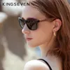 Design de marca Kingseven Tr90walnut Wood Gafas de sol hechas a mano Hombres Accesorios de gafas polarizadas Gaceras de sol reforzadas 240402