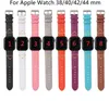 Brotte de montre Apple 42 mm 38 mm 40 mm 41 mm 44 mm 45 mm Iwatch 6 5 4 3 2 Brochet haut de gamme de luxe de luxe Bracelet à mode