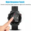 Watches VSKEY 500st Tempered Glass för Garmin Smart Wrist Watch Screen Protector Antiscratch Protective Film