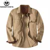 남성용 재킷 남성 미국 크기 봄 단색 면화 목면 캐주얼 라펠 재킷 셔츠 가을 세탁 야외 패션 편안한 남성 코트