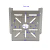 Acessórios Aço inoxidável 201/304 ângulo reto de 90 ° Canto externo Suporte de suportes de montagem universal Câmera de cúpula IP Ptz de cctv ptz