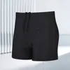 Menina de banho de banho masculina Trunks de natação para homens Pure Black Grande Tamanho Profissional Propertício à prova d'água Bionic Sharkskin de tubarão Bionic Sharkskin