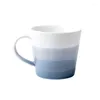 Tasses ménages en céramique Meyjig pour expresso latte lait cacao micro-ondes et lave-vaisselle en toute sécurité 300 ml