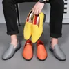 Casual schoenen 2024 Spring groot formaat gaas voor mannen ademende slip-on man loafers mode werkende flats sapatos masculino's