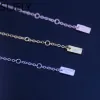 Bangles sljely lüks marka gerçek 925 sterlli gümüş hareketli taş bilezik aktivite zirkon el arka zinciri kadın moda mücevher hediyesi