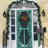 Decorative Flowers Lighted Artificial Christmas Wreath Creative And Warm With Timer Baubles