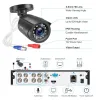 Sistema zosi h.265+ 8ch hd dvr kit cctv Sistema de segurança 1080n dvr com 6pcs 2.0mp 1080p Câmera de vigilância de vídeo p2p de 1080p