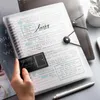 Diary 2024 A5 B5 A4 Transparent Loose Leaf Binder Notebook Inner Core Cover Note Book Journal Planner Office Stationery Supplies